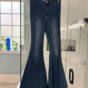 Women's Blue Flare Jeans